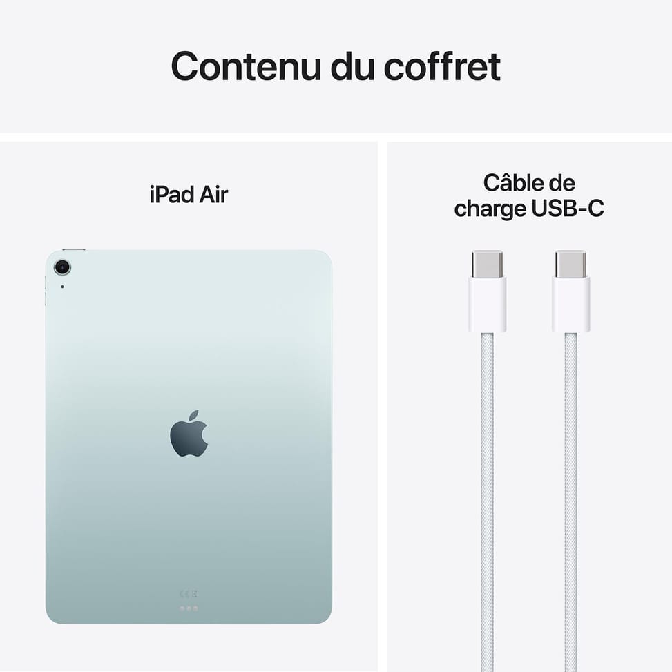 Tablette Apple iPad Air M3 13 pouces (2025) Wi-Fi 256 Go Bleu — image 5