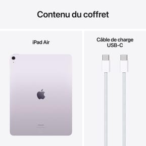 Tablette Apple iPad Air M2 13 pouces (2024) Wi-Fi 256 Go Mauve — image 4