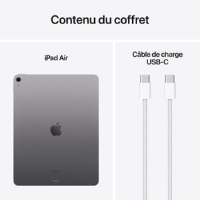 Tablette Apple iPad Air M2 13 pouces (2024) Wi-Fi 128 Go Gris Sidéral — image 4
