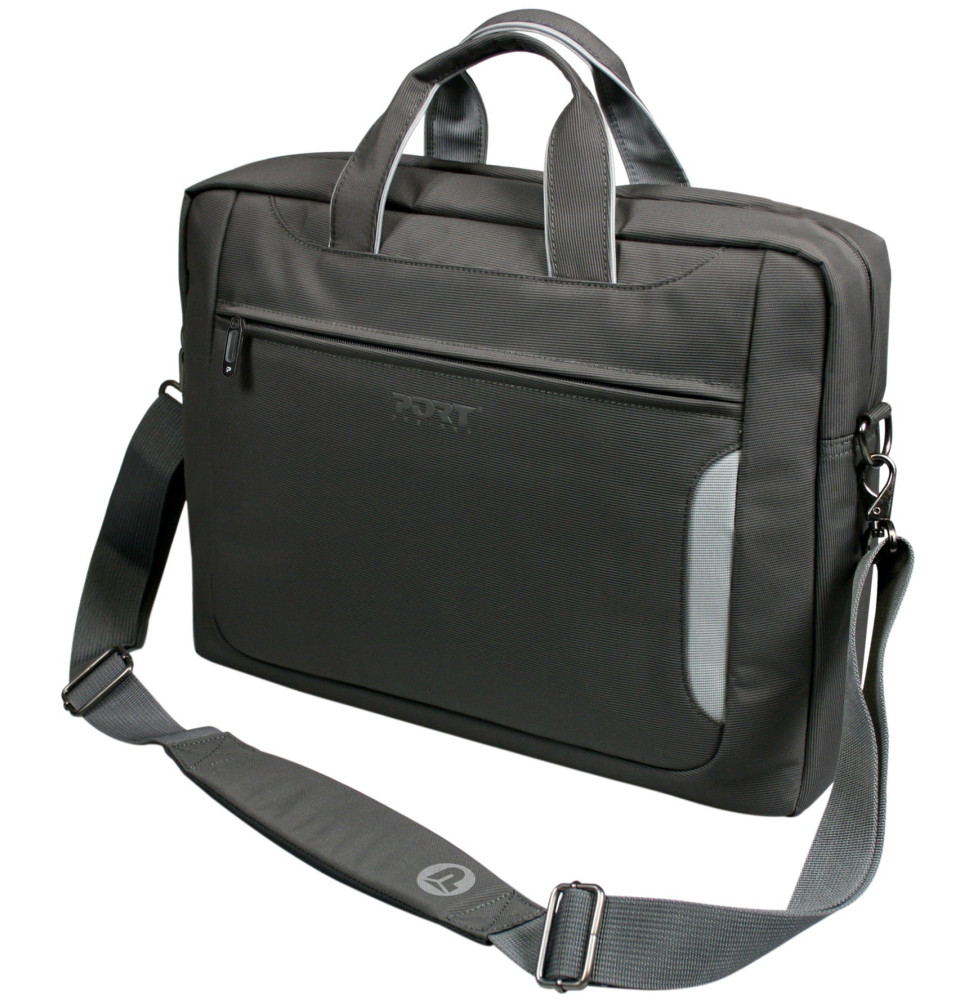 Sacoche MARBELLA Top Loading Silver-Grey pour PC 15,6" - Port Designs