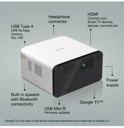 Epson EF-21W VideoProjecteur laser Full HD 1080p (V11HB35040)