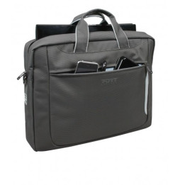 Sacoche MARBELLA Top Loading Silver-Grey pour PC 15,6" - Port Designs