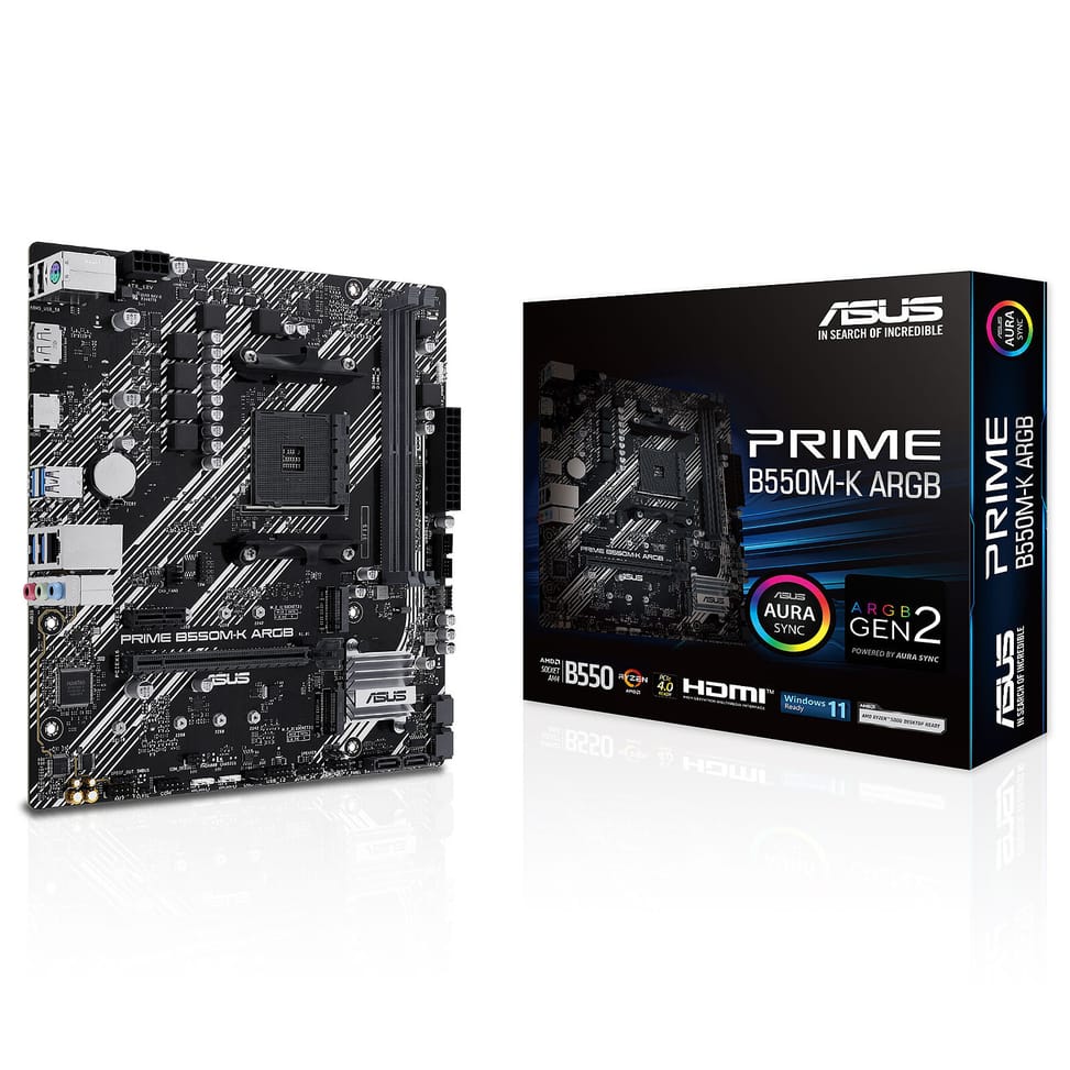 Carte mère ASUS PRIME B550M-K ARGB — image 1