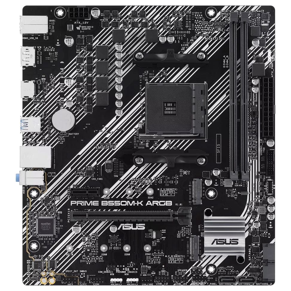 Carte mère ASUS PRIME B550M-K ARGB — image 2
