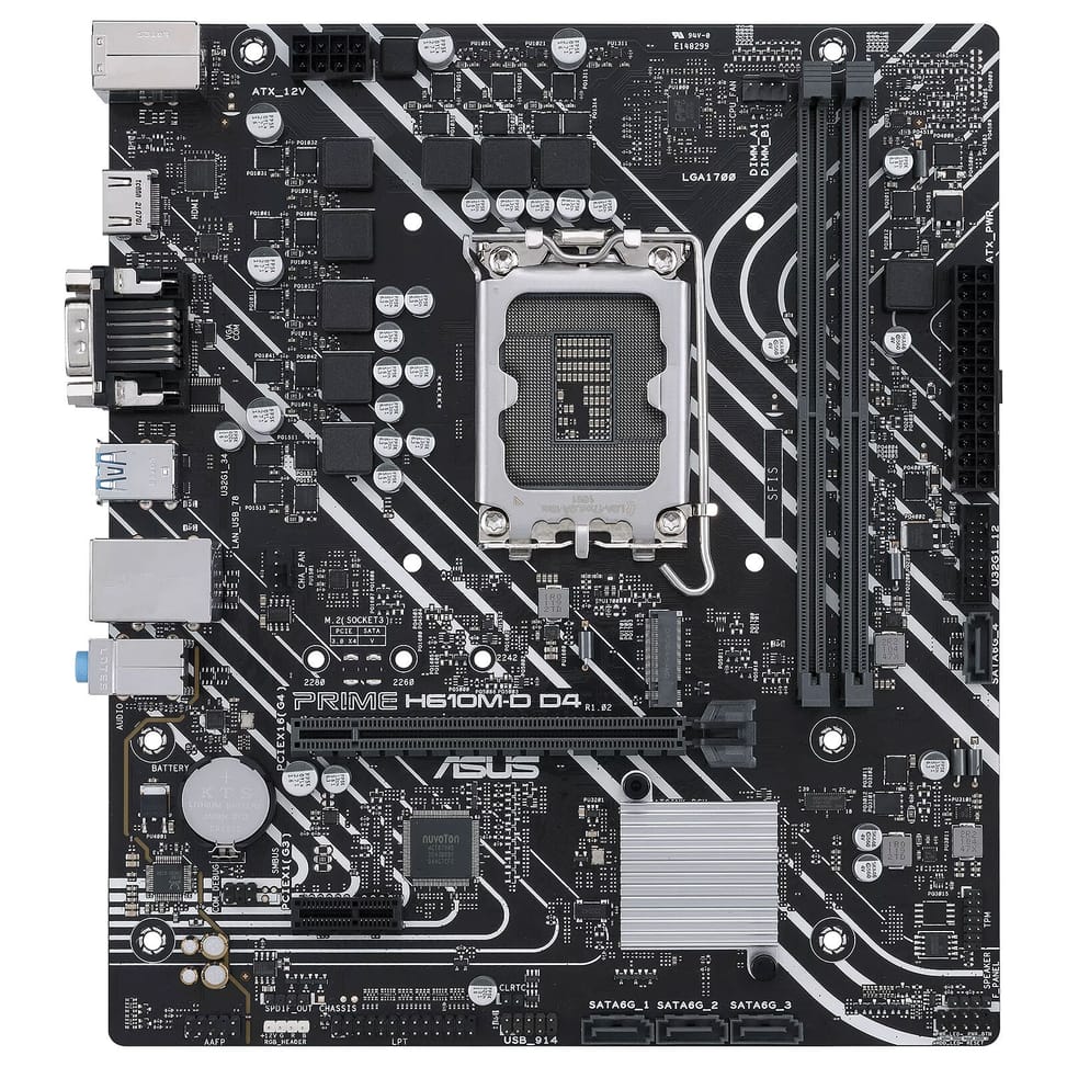 Carte mère ASUS PRIME H610M-D D4 — image 2