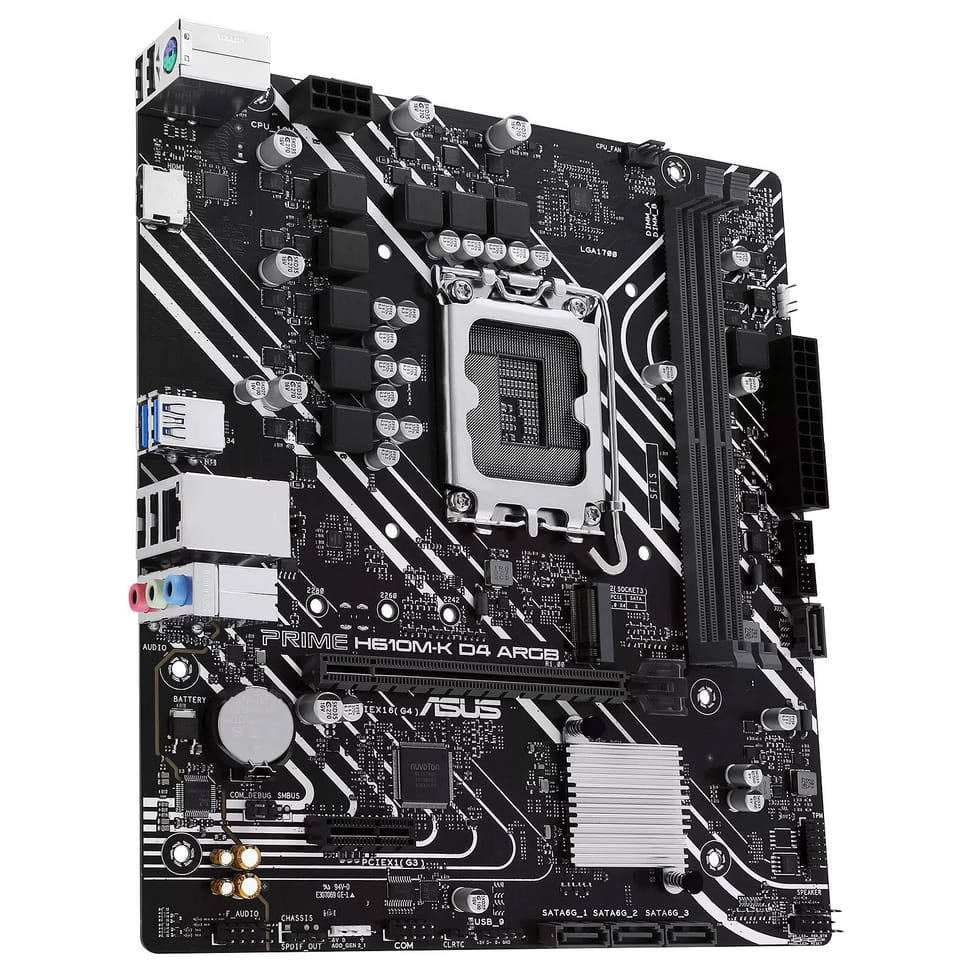 Carte mère ASUS PRIME H610M-K D4 ARGB — image 4