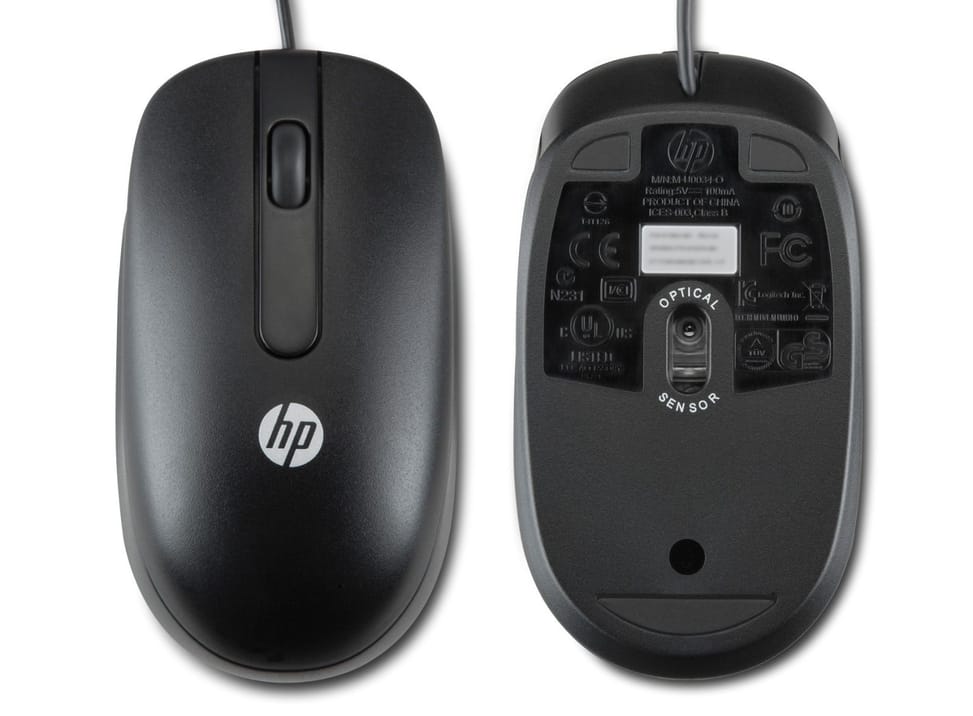 Souris à molette optique USB HP (QY777AA)