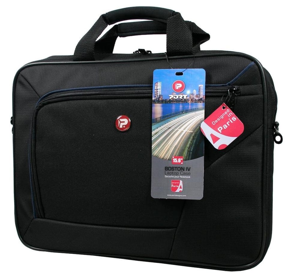 Sacoche Boston IV Top Loading noir pour ordinateur portable 15,6" - Port Designs (100092)