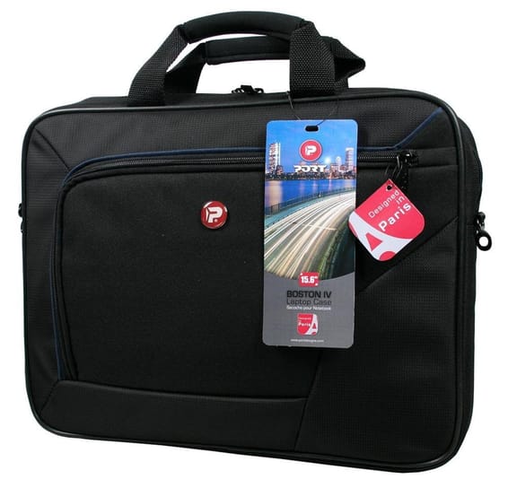 Sacoche Boston IV Top Loading noir pour ordinateur portable 15,6" - Port Designs (100092)