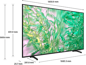 Téléviseur Samsung 65" Crystal UHD DU8000 4K Serie 8 + Récepteur intégré (UA65DU8000UXMV) — image 2