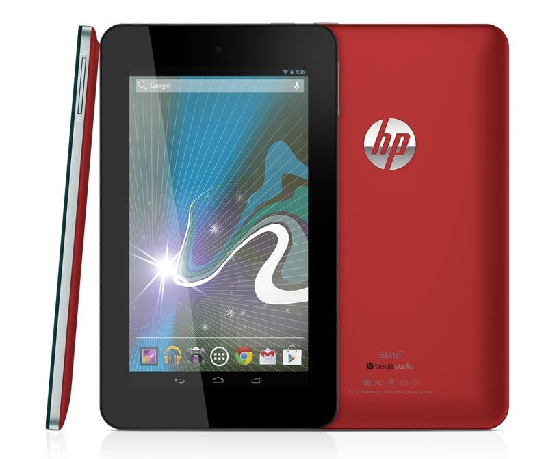 Tablette HP Slate 7 2801 Rouge (E0P94AA)