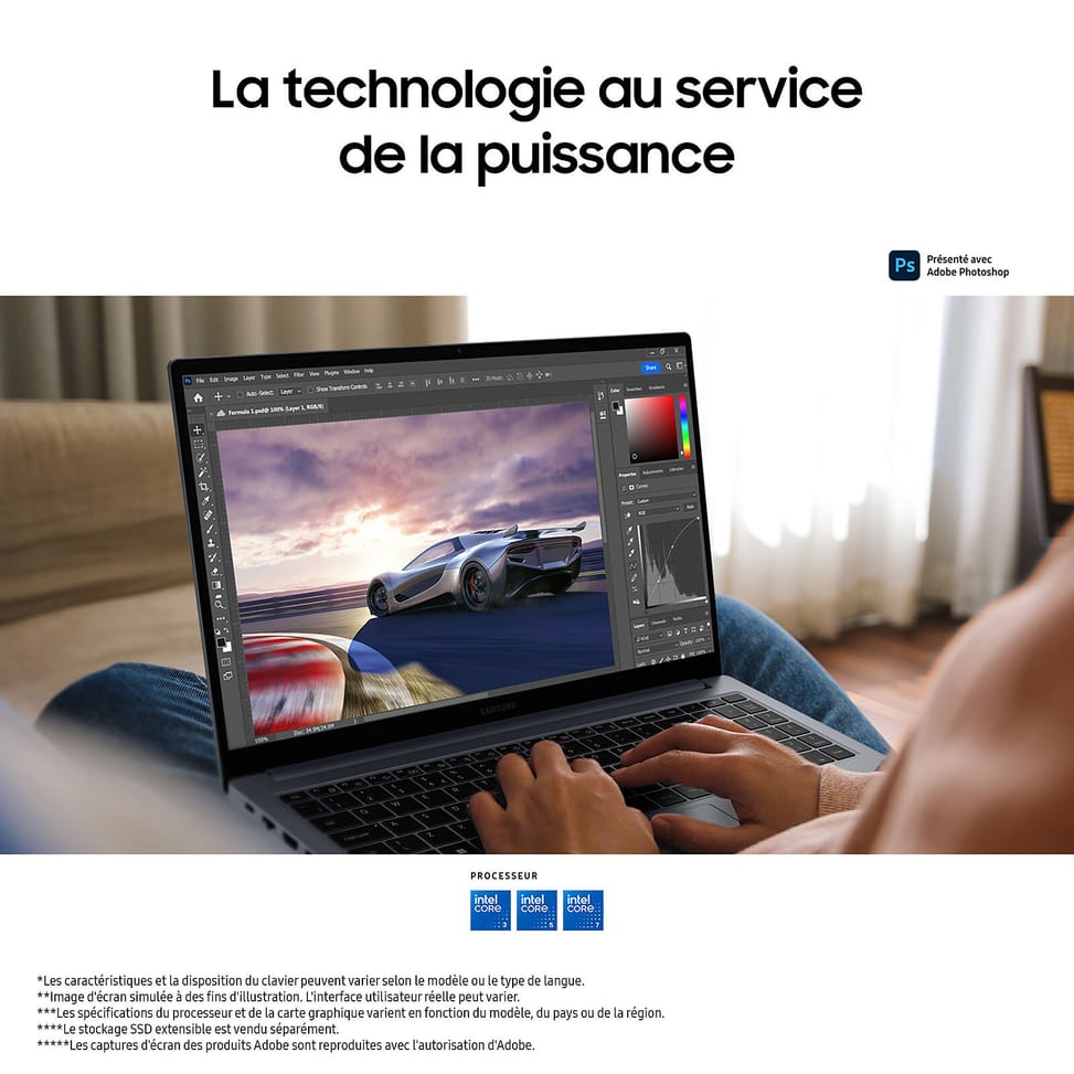 PC portable Samsung Galaxy Book4 - Argent (NP754XGK-KS2FR) — image 3