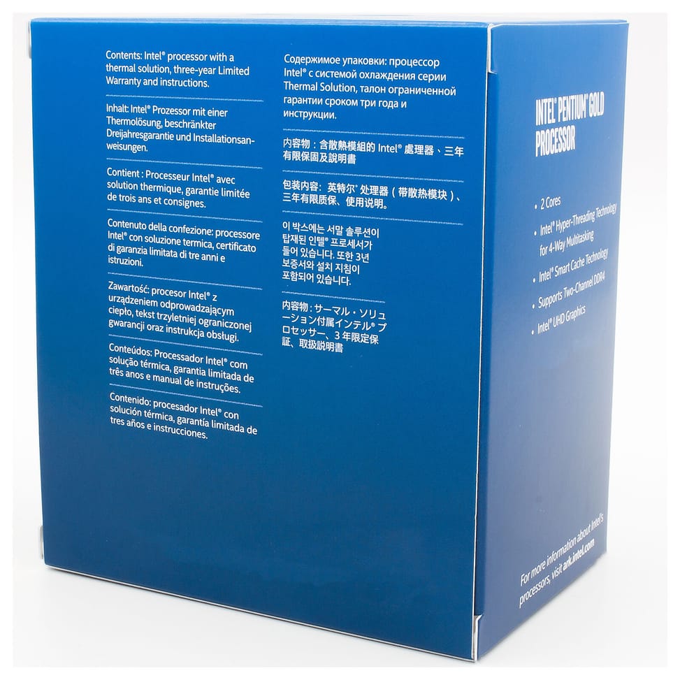 Processeur Intel Pentium Gold G6405 (4.1 GHz) — image 4