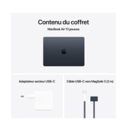 Apple MacBook Air M4 13 pouces (2025) Minuit 16Go/2To (MW133FN/A-2TB-70W)