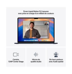 Apple MacBook Air M4 15 pouces (2025) (MC6L4)