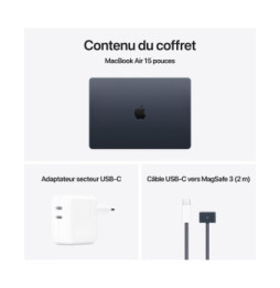 Apple MacBook Air M4 15 pouces (2025) (MC6L4)