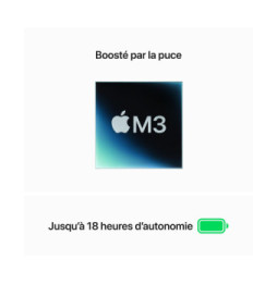 Apple MacBook Air M3 13 pouces (2024) Gris sidéral 24 Go/512 Go (MC8M4FN/A)