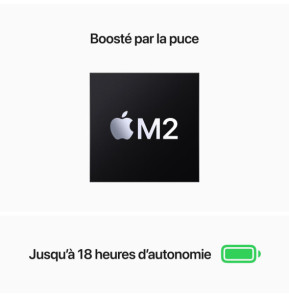 Apple MacBook Air M2 13 pouces (2022) Gris sidéral 16 Go/256 Go (MC7U4FN/A)