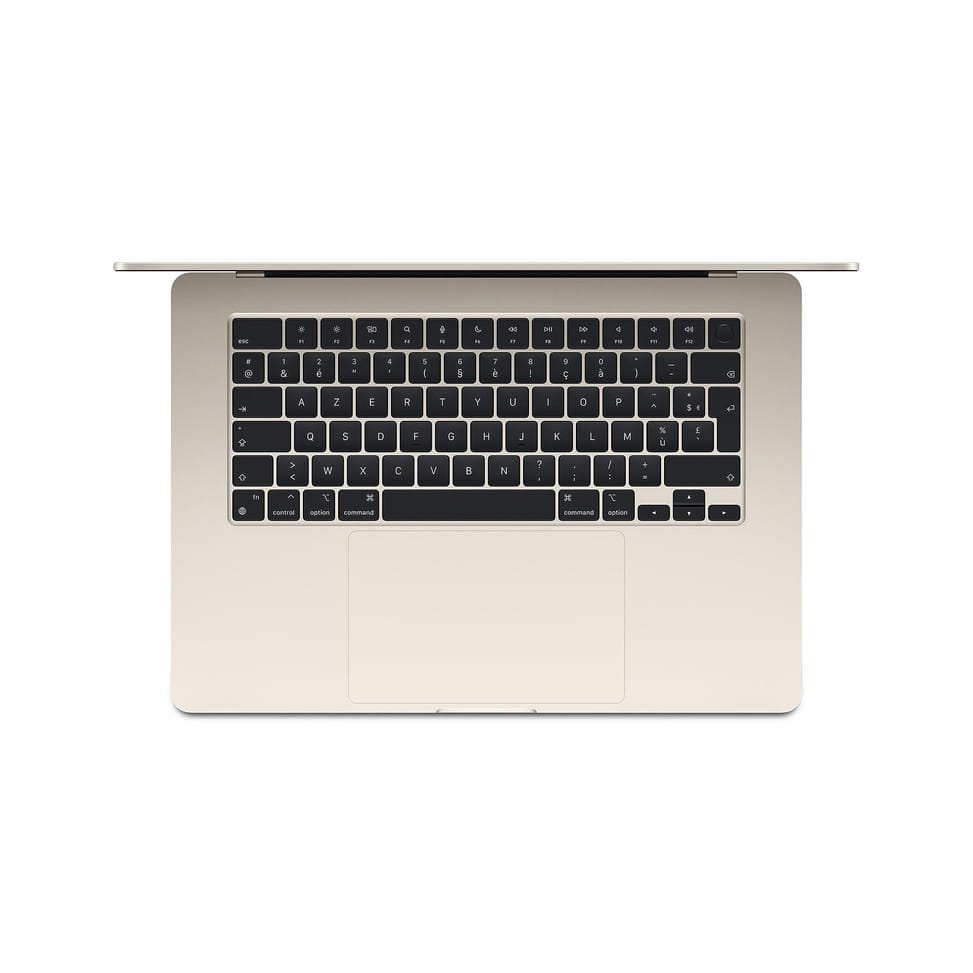 Apple MacBook Air M3 15 pouces (2024) Lumière stellaire 8Go/256 Go (MRYR3FN/A) — image 2