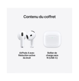 Apple AirPods Apple AirPods 4 avec Réduction active du bruit