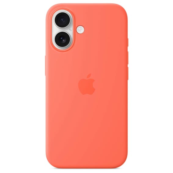 Apple Silicone Case with MagSafe Tangerine Apple iPhone 16