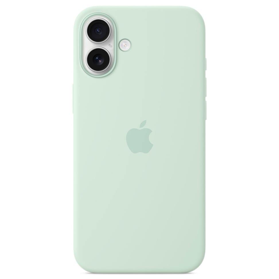 جراب Apple Silicone Case with MagSafe أزرق مائي لـ Apple iPhone 16 Plus — صورة 1