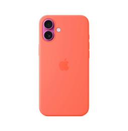 Apple Silicone Case with MagSafe Tangerine Apple iPhone 16 Plus