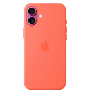 Apple Silicone Case with MagSafe Tangerine...