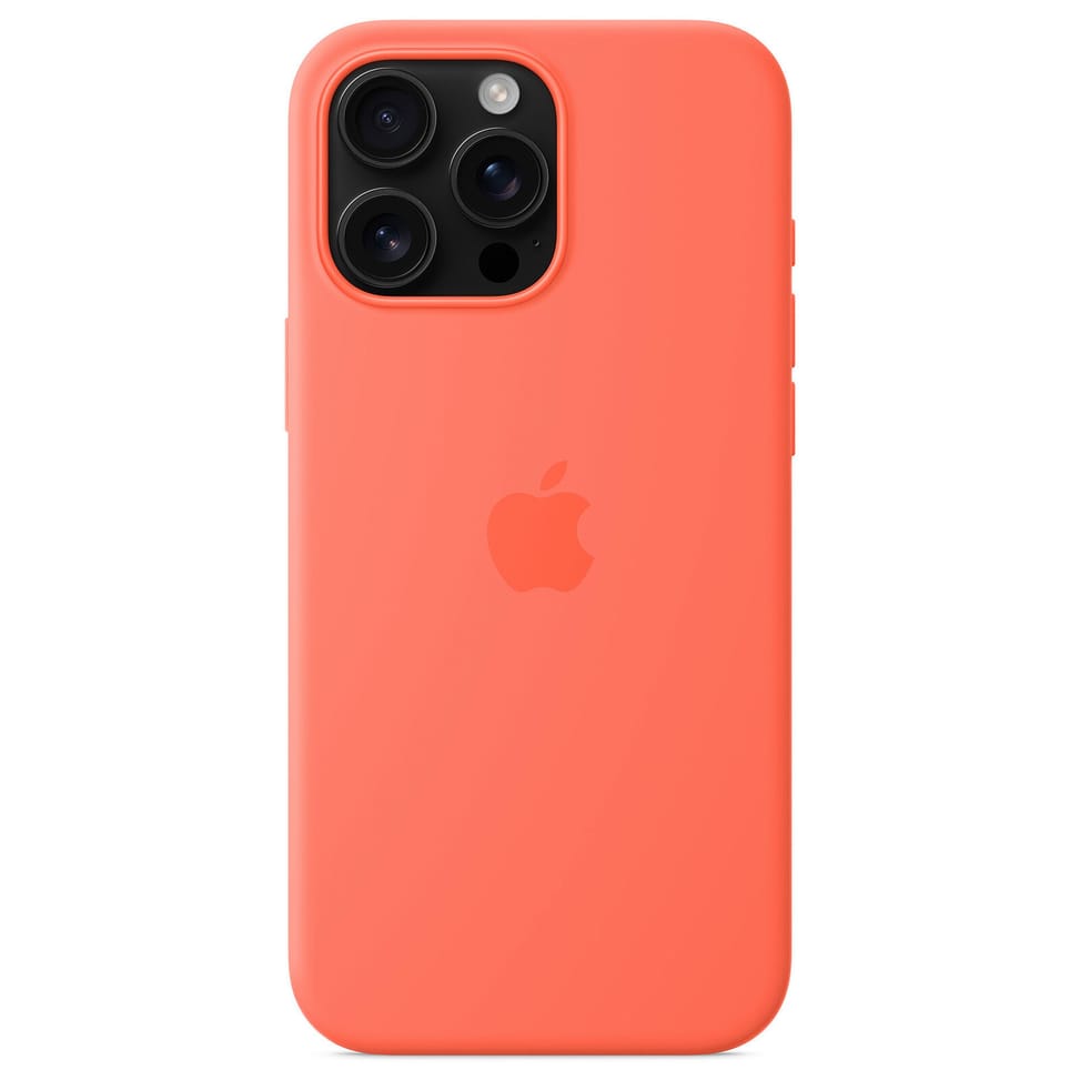 Apple Silicone Case with MagSafe Tangerine Apple iPhone 16 Pro Max — image 1