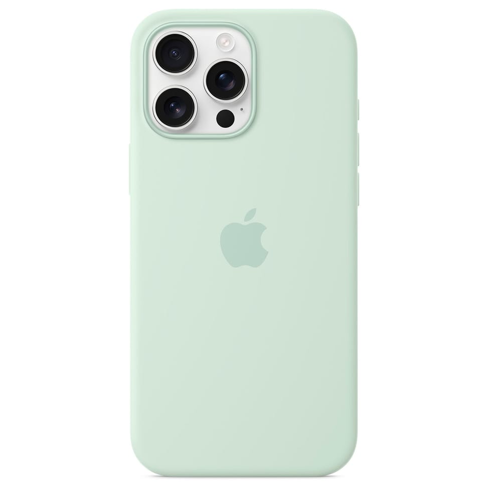 Apple Silicone Case with MagSafe Aigue-marine Apple iPhone 16 Pro Max — image 1