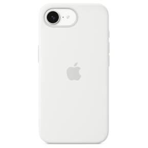 جراب سيليكون Apple أبيض لهاتف iPhone 16e