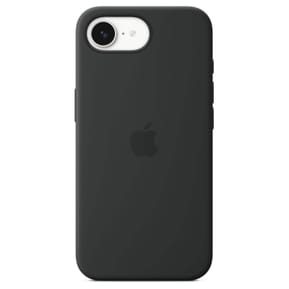 جراب سيليكون Apple أسود لهاتف iPhone 16e