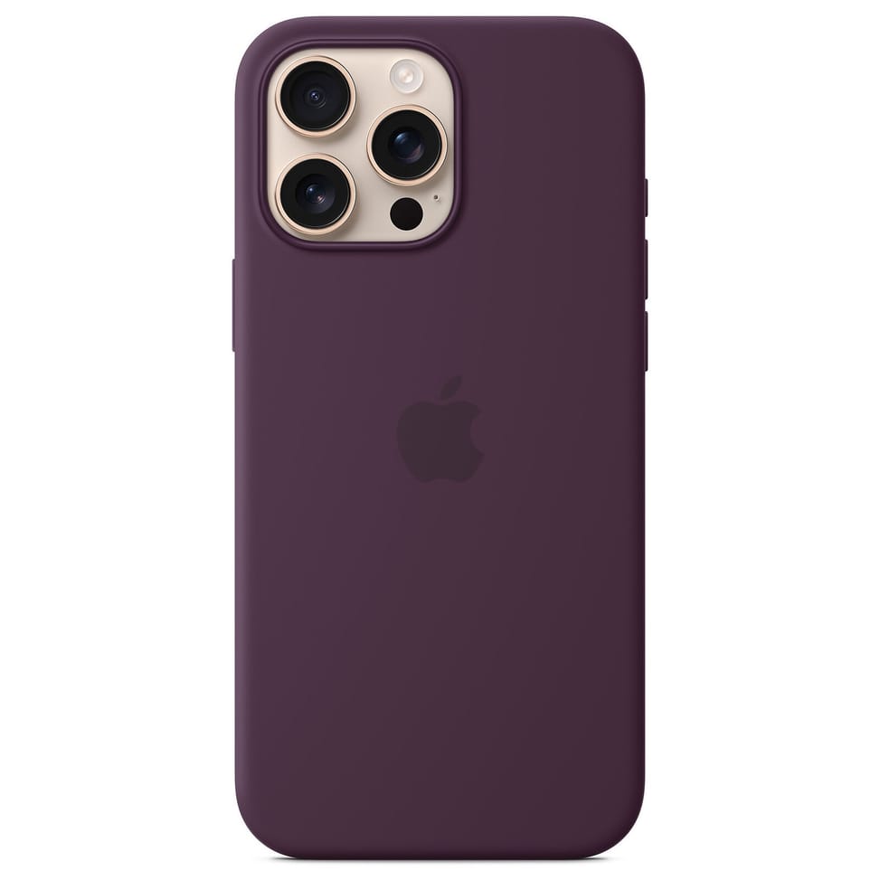Apple Silicone Case with MagSafe Plum Apple iPhone 16 Pro Max — image 1