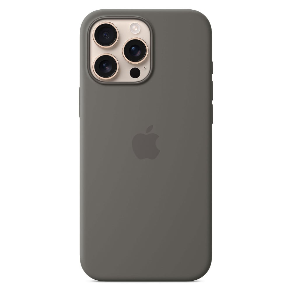 Apple Silicone Case with MagSafe Gris Minéral Apple iPhone 16 Pro Max