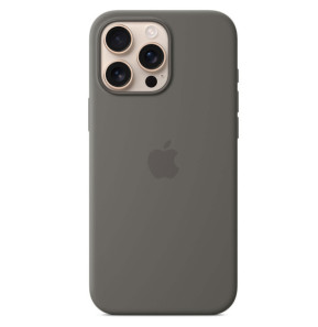 Apple Silicone Case with MagSafe Gris Minéral...