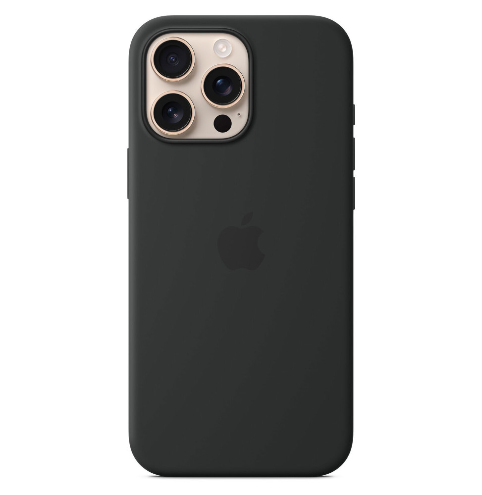 Apple Silicone Case with MagSafe Noir Apple iPhone 16 Pro Max