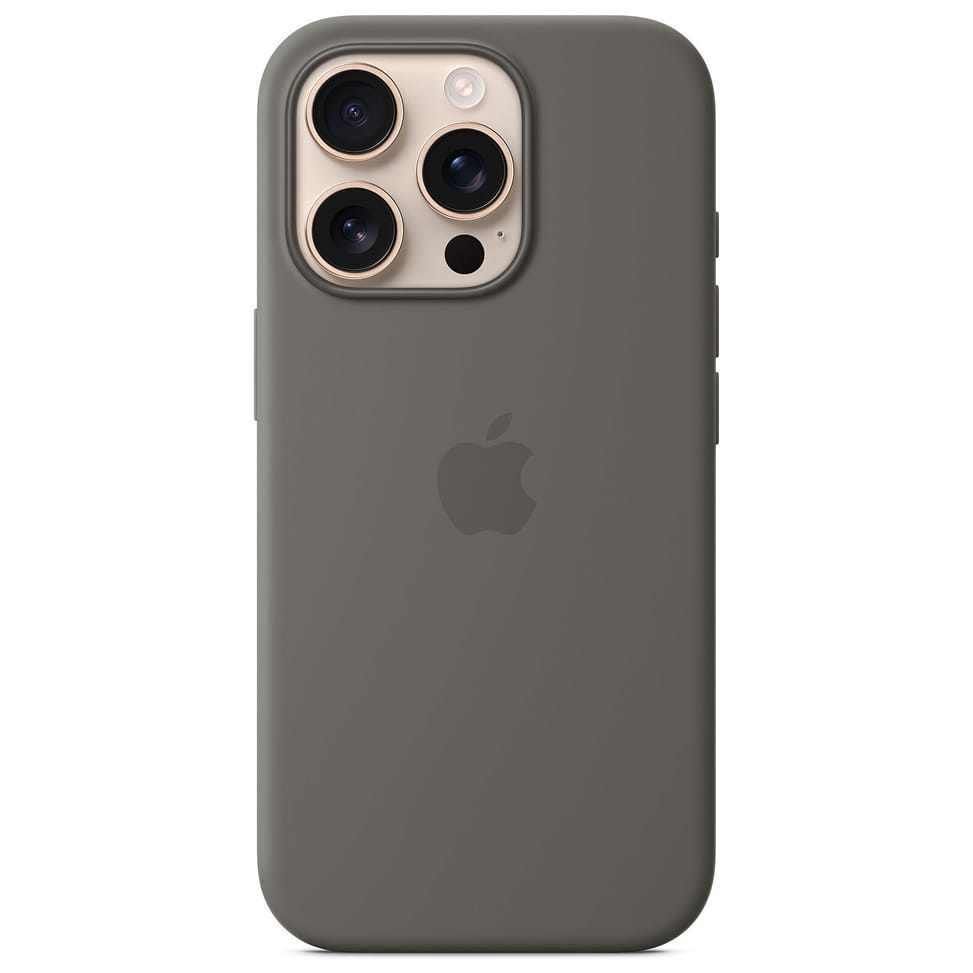 Apple Silicone Case with MagSafe Mineral Grey Apple iPhone 16 Pro — image 1