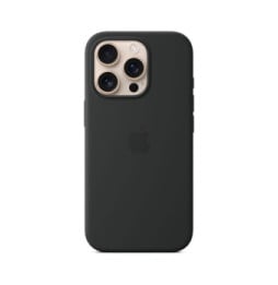 Apple Silicone Case with MagSafe Noir Apple iPhone 16 Pro