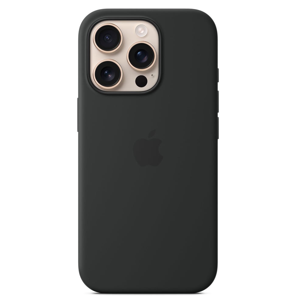 Apple Silicone Case with MagSafe Noir Apple iPhone 16 Pro