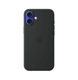 Apple Silicone Case with MagSafe Noir Apple iPhone 16 Plus