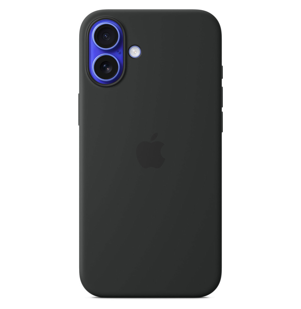 Apple Silicone Case with MagSafe Noir Apple iPhone 16 Plus