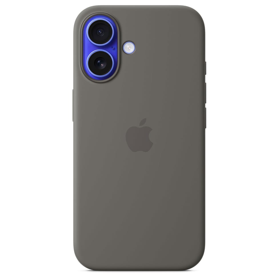 Apple Silicone Case with MagSafe Gris Minéral Apple iPhone 16 — image 1