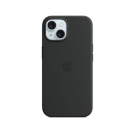 Apple Silicone Case with MagSafe Noir Apple iPhone 15