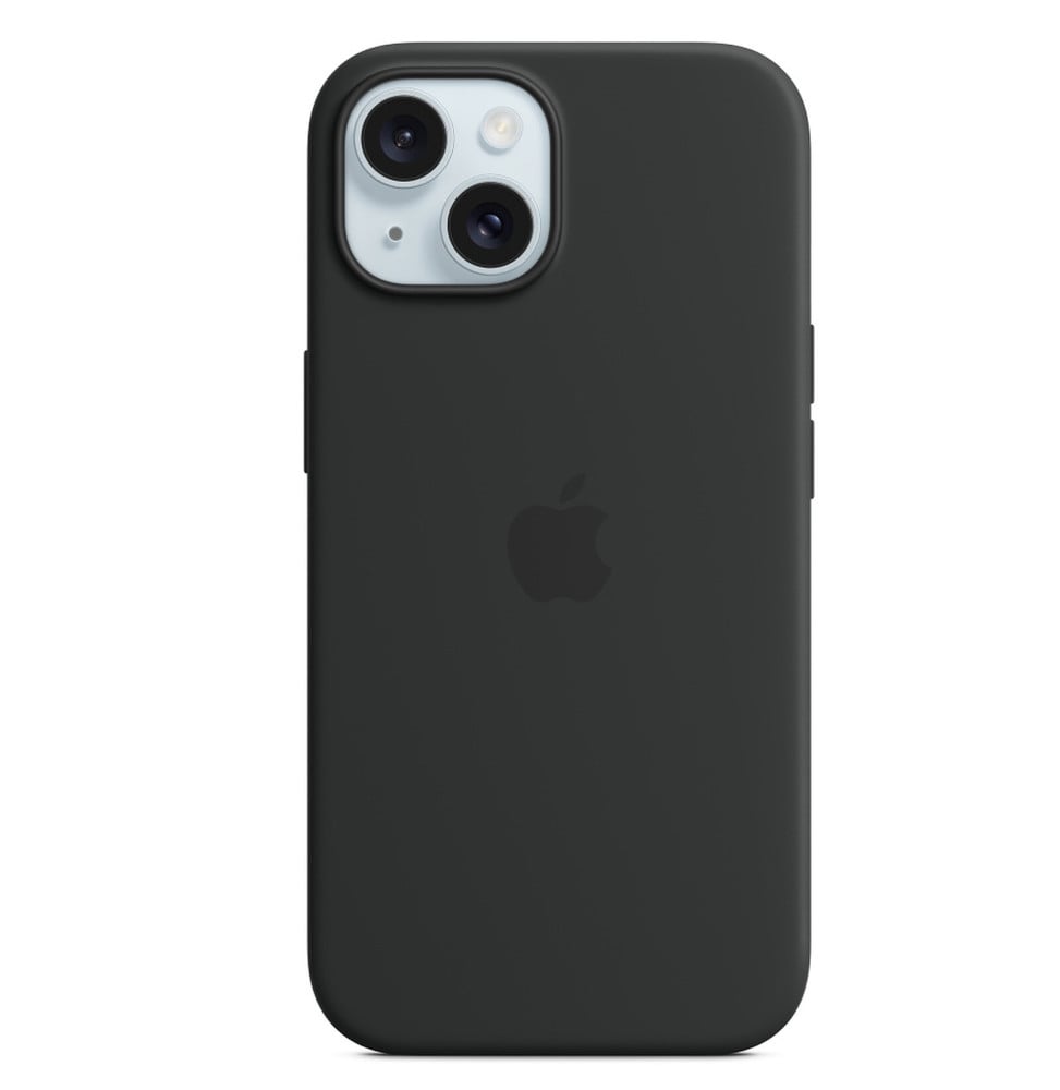 Apple Silicone Case with MagSafe Noir Apple iPhone 15