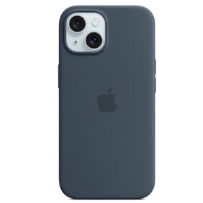 Apple Silicone Case with MagSafe Bleu Orage Apple iPhone 15