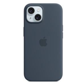 Apple Silicone Case with MagSafe Bleu Orage...