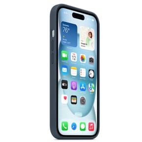 Apple Silicone Case with MagSafe Bleu Orage Apple iPhone 15 — image 2