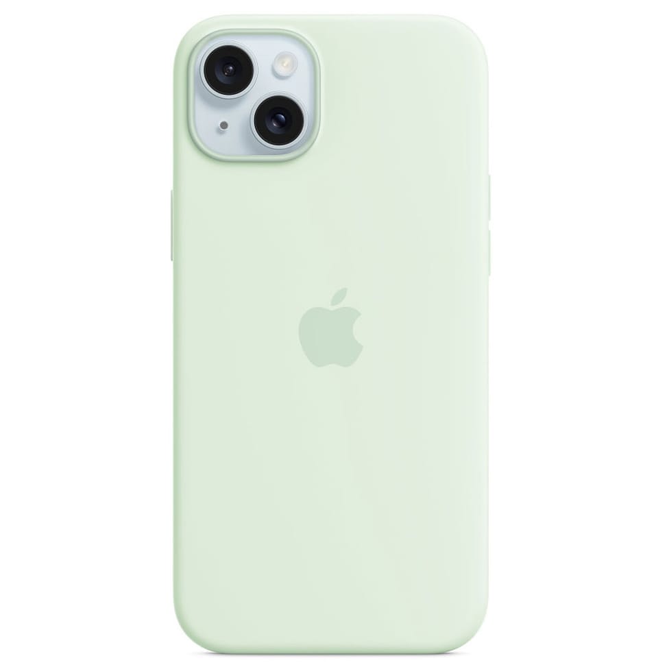 Apple Silicone Case with MagSafe Menthe Douce Apple iPhone 15 Plus — image 1