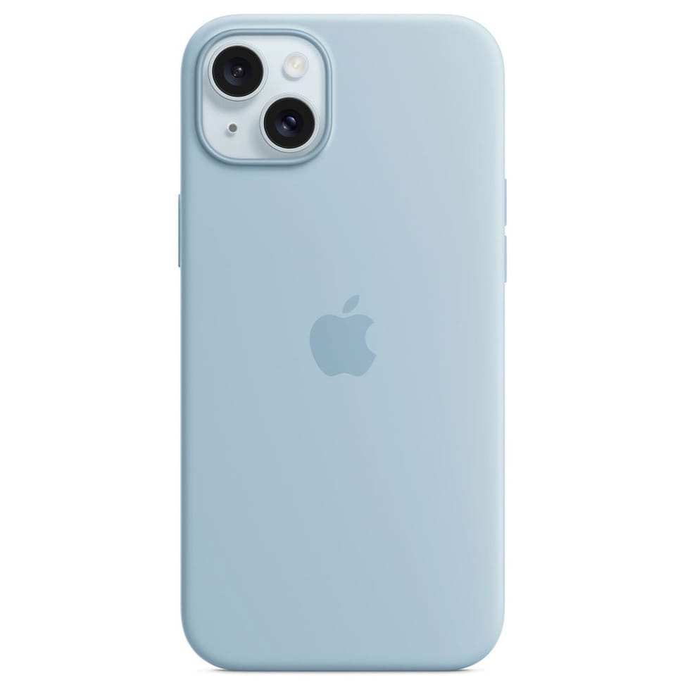 Apple Silicone Case with MagSafe Bleu Clair Apple iPhone 15 Plus — image 1