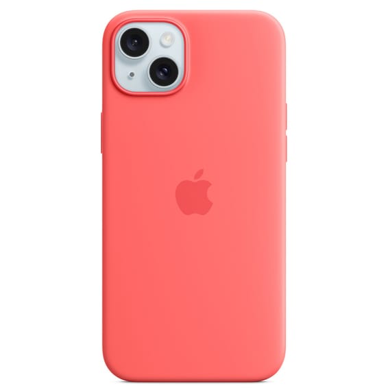 Apple Silicone Case with MagSafe Goyave Apple iPhone 15 Plus